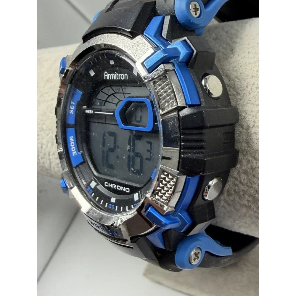 Armitron 40/8312 New Battery Mens Digital Watch 46MM 8